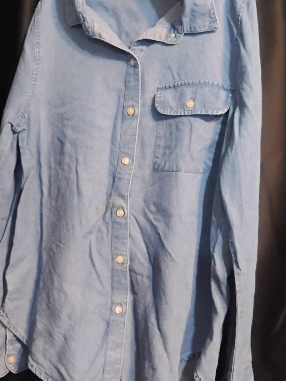 Lucky Brand Women's Denim Button Up Shirt XS